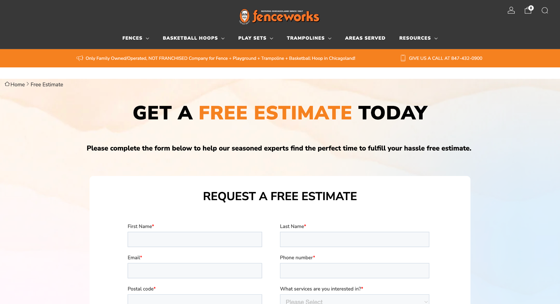 Fenceworks - Portfolio project